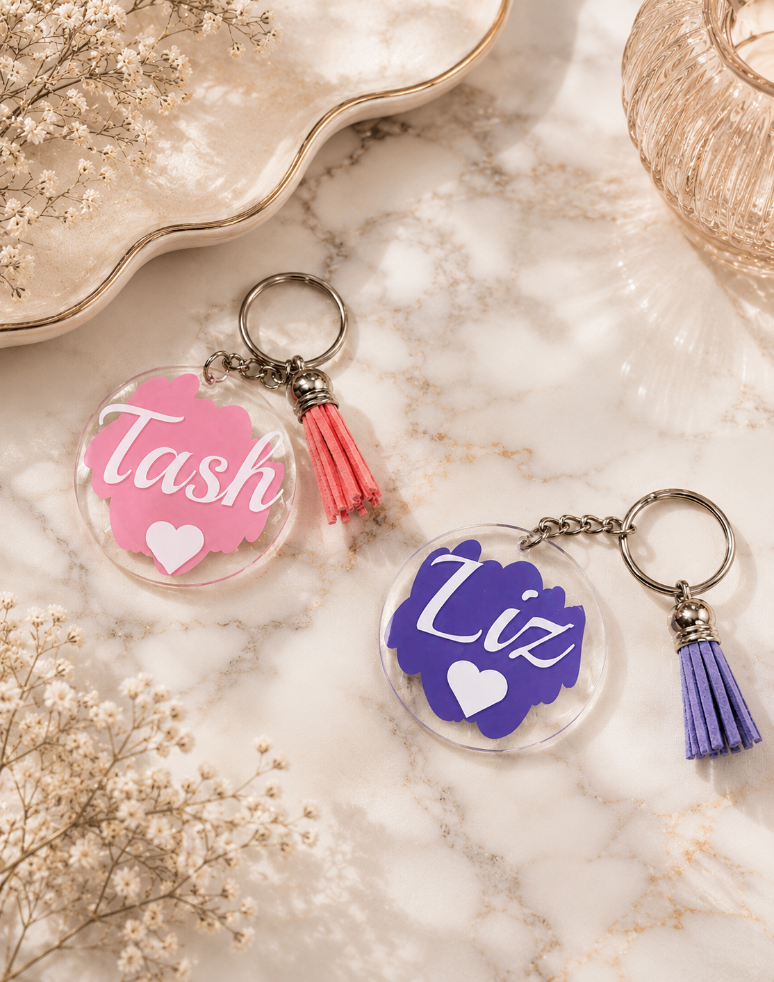 A keychain with your name on it.